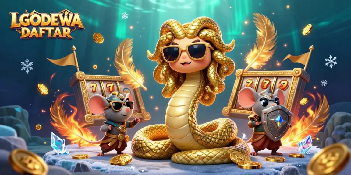 Engage with LGODEWA DAFTAR for exciting slots and gaming experiences with dynamic elements and characters.