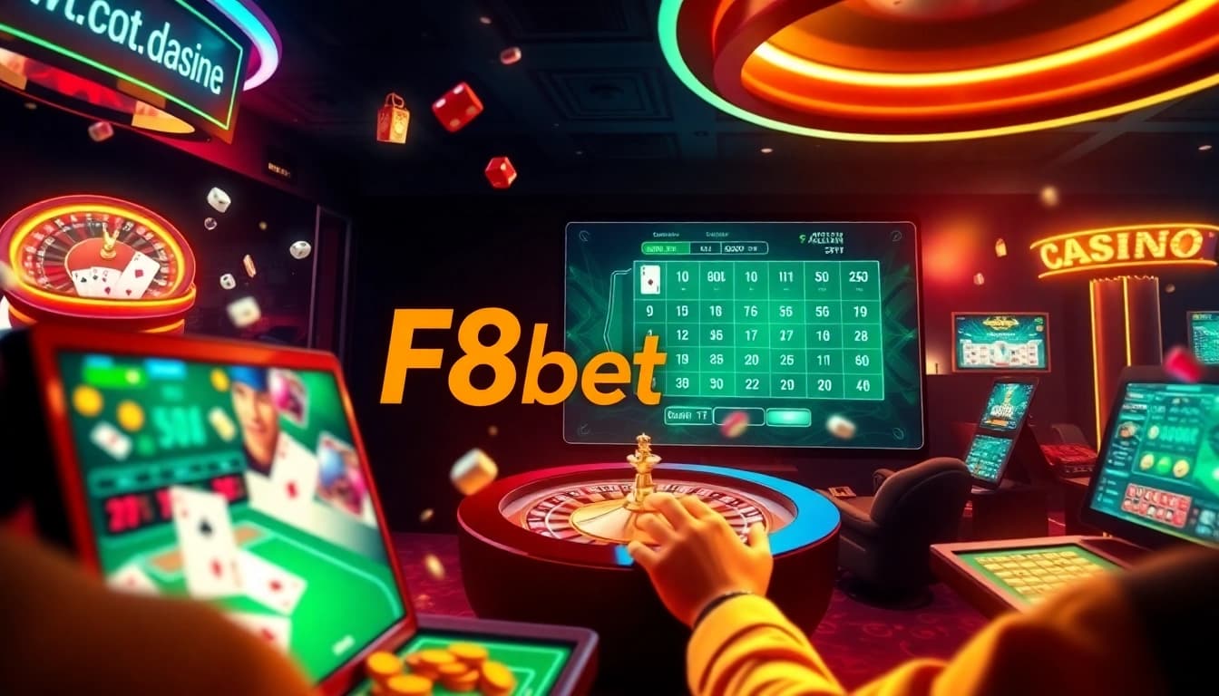 Engage in thrilling gameplay at F8bet.dental with digital roulette and poker excitement.