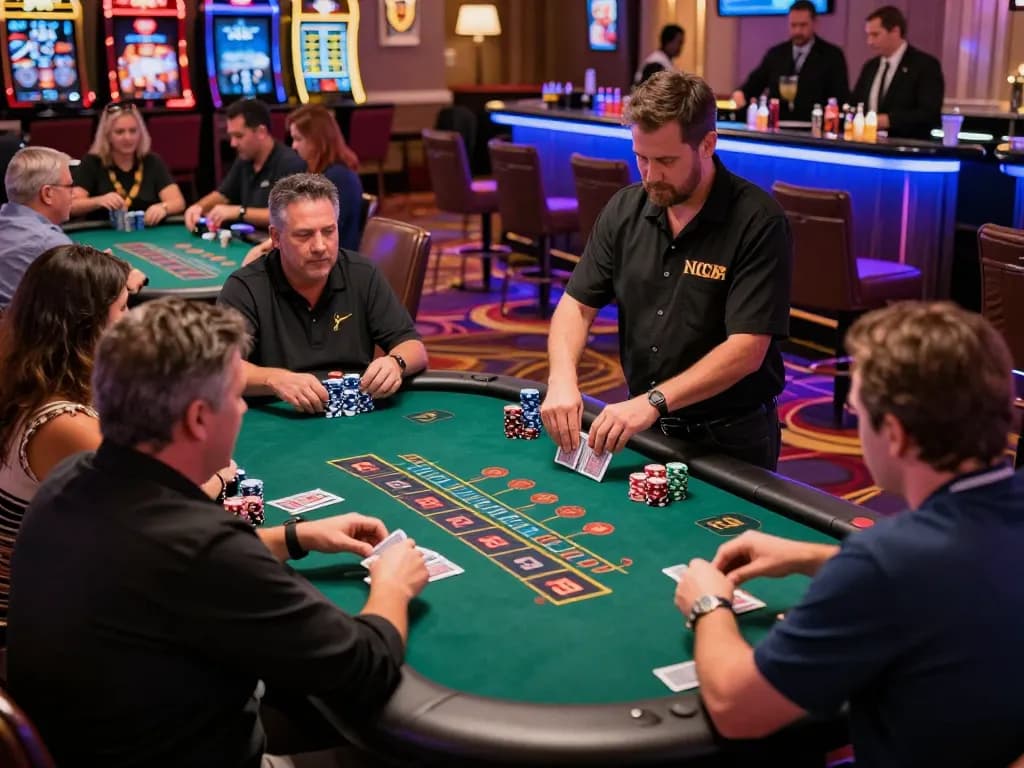 Players engaging in a thrilling blackjack game at 789pp casino, showcasing strategy and excitement