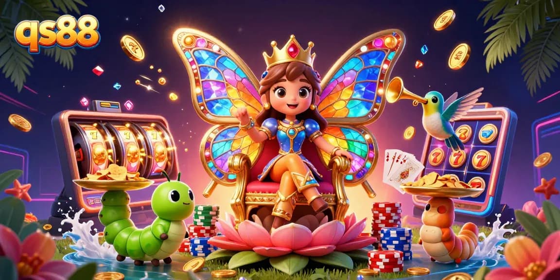 Experience the thrill of qs88 with vibrant slot machines, dazzling chips, and rich 3D illustrations.