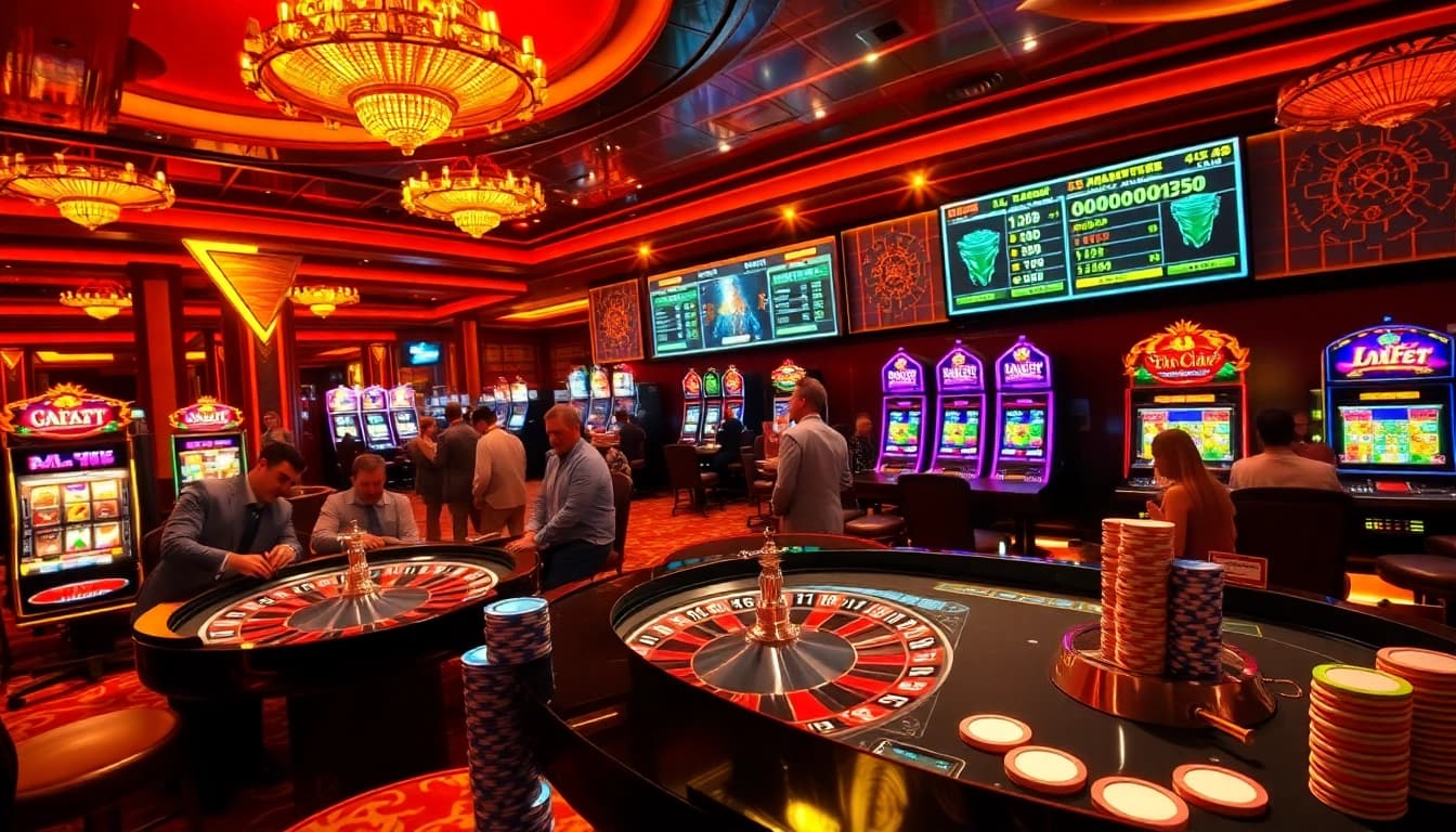Engaging players at the HM88 casino table enjoying a vibrant gaming experience.