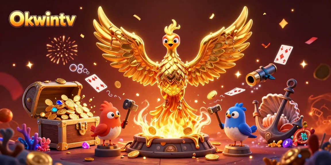 Okwintv offers an immersive betting experience with dynamic scene elements, vibrant visuals, and casino-related actions.