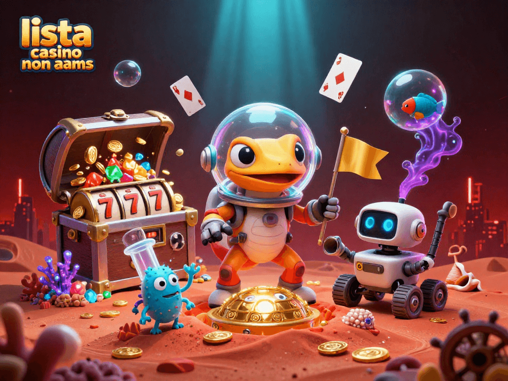 Gioca nell'affascinante mondo della lista casino non AAMS con un gecko marziano e un robot esploratore.