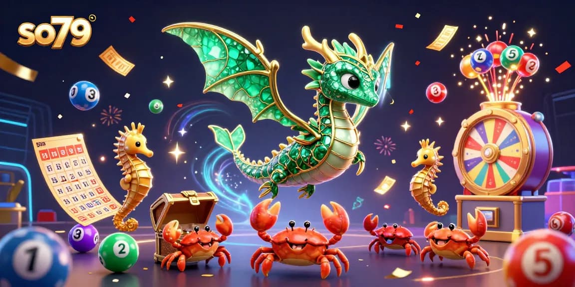Win exciting prizes with so79's dynamic lottery and gaming experience featuring vibrant characters