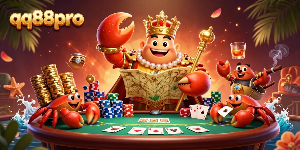 Engage in winning strategies at qq88pro with vibrant casino-themed illustrations.