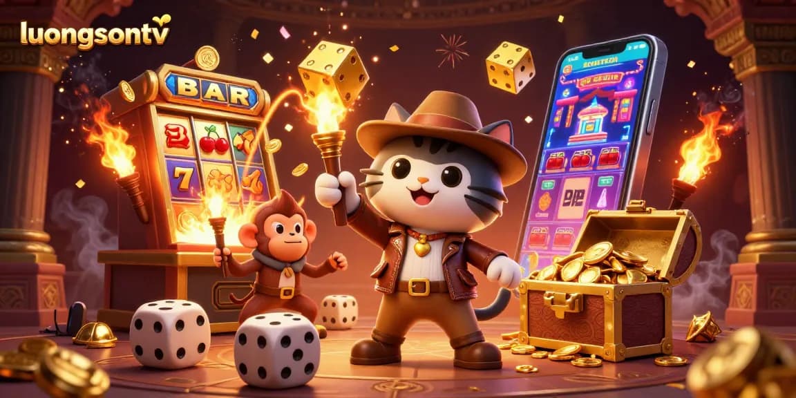 Experience thrilling gambling at luongsontv with dynamic jackpot elements, vibrant casino scenes, and rich 3D visuals.
