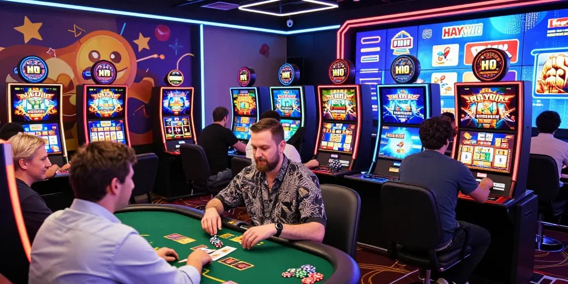 Exciting online gaming experience at HAYWIN featuring players enjoying diverse games.
