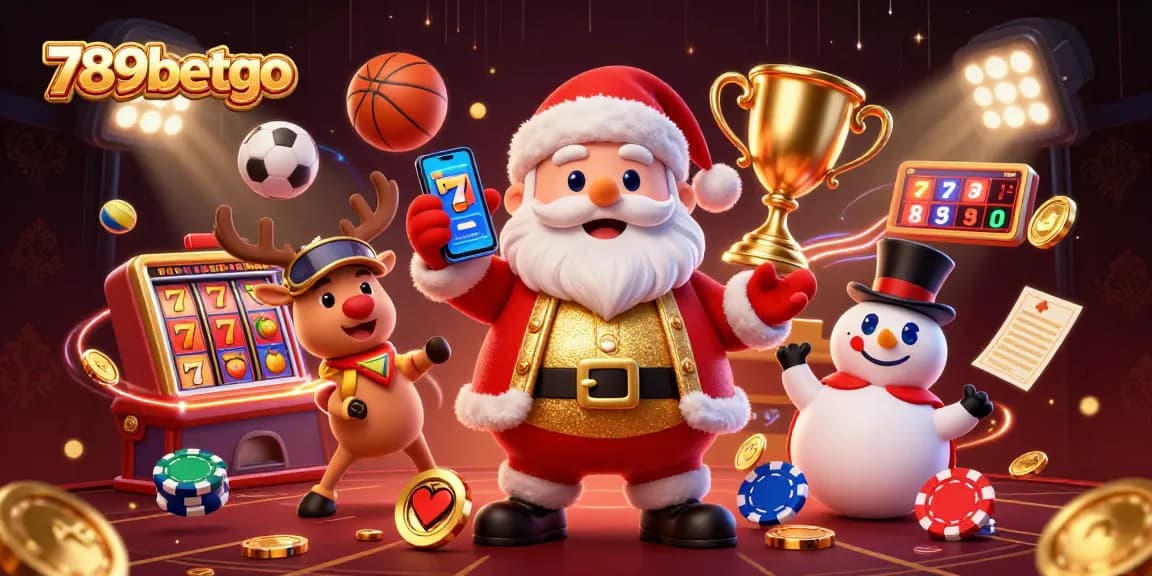 Join Santa Claus and friends in 789betgo's vibrant casino, celebrating with heaps of slots and sports excitement!