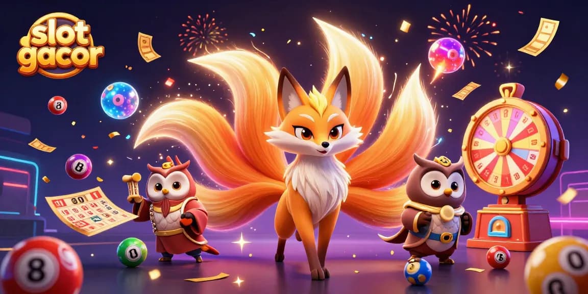 Experience thrilling game play with slot gacor visuals, featuring vibrant characters and dynamic gambling elements.