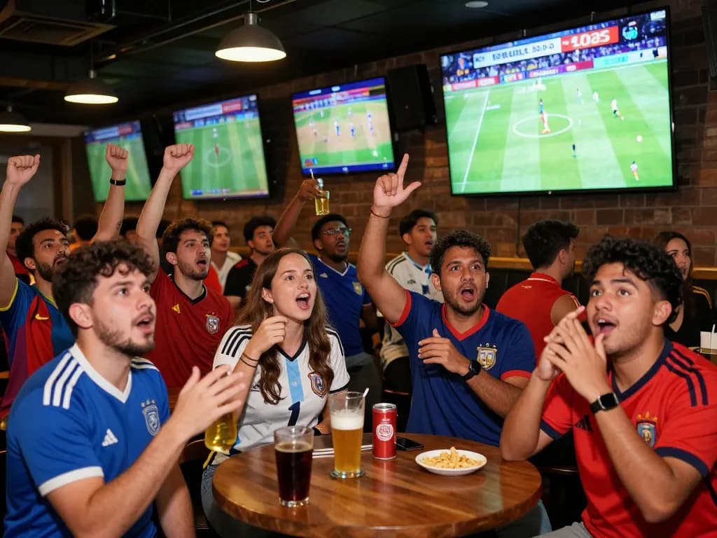 Fans cheering during World Cup 2026 match highlights, embracing excitement and betting strategies