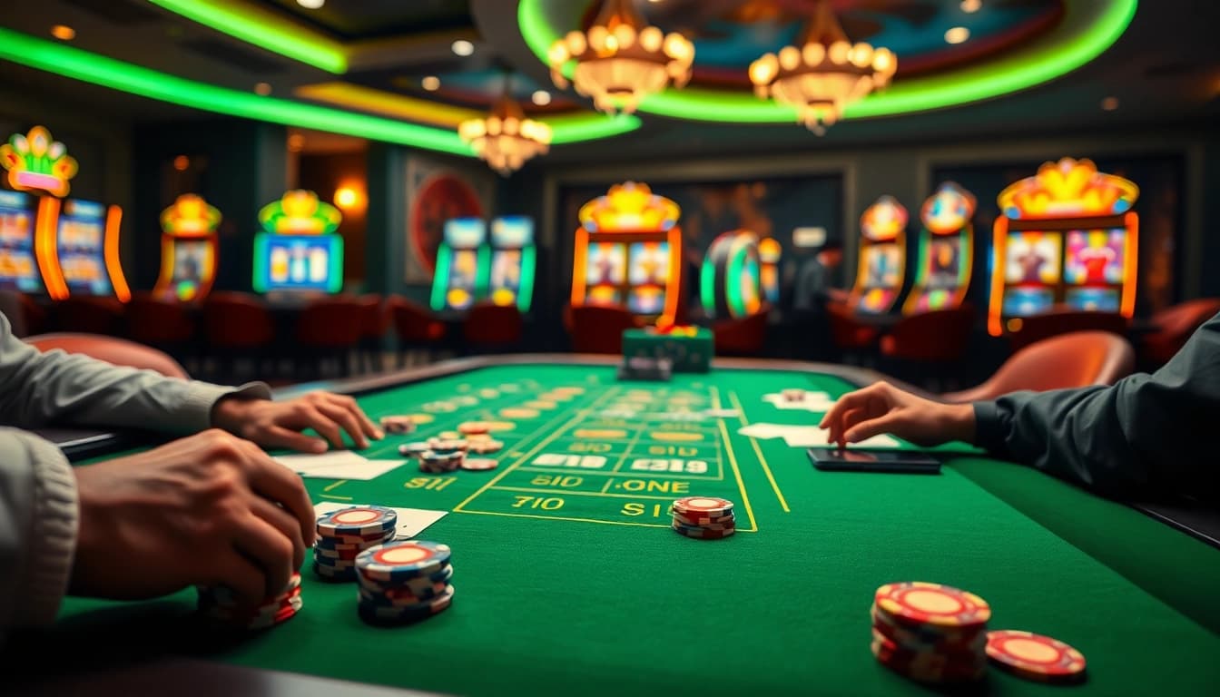 Experience the thrill of sbobet link alternatif with vibrant casino tables and dynamic sports betting action.