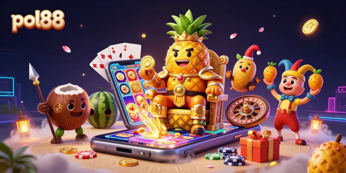 Gandakan kemenangan Anda di kasino online pol88 dengan karakter menyenangkan di dunia penuh warna.
