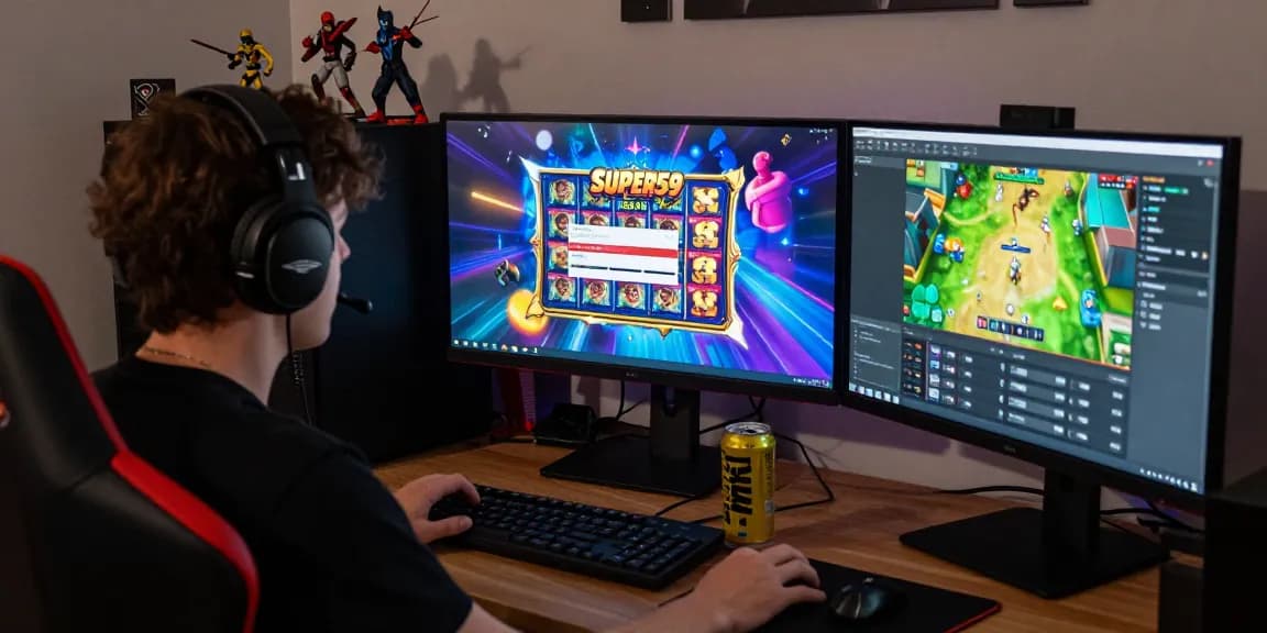 Log in ke SUPER59 untuk bermain slot gacor dengan mudah dan aman