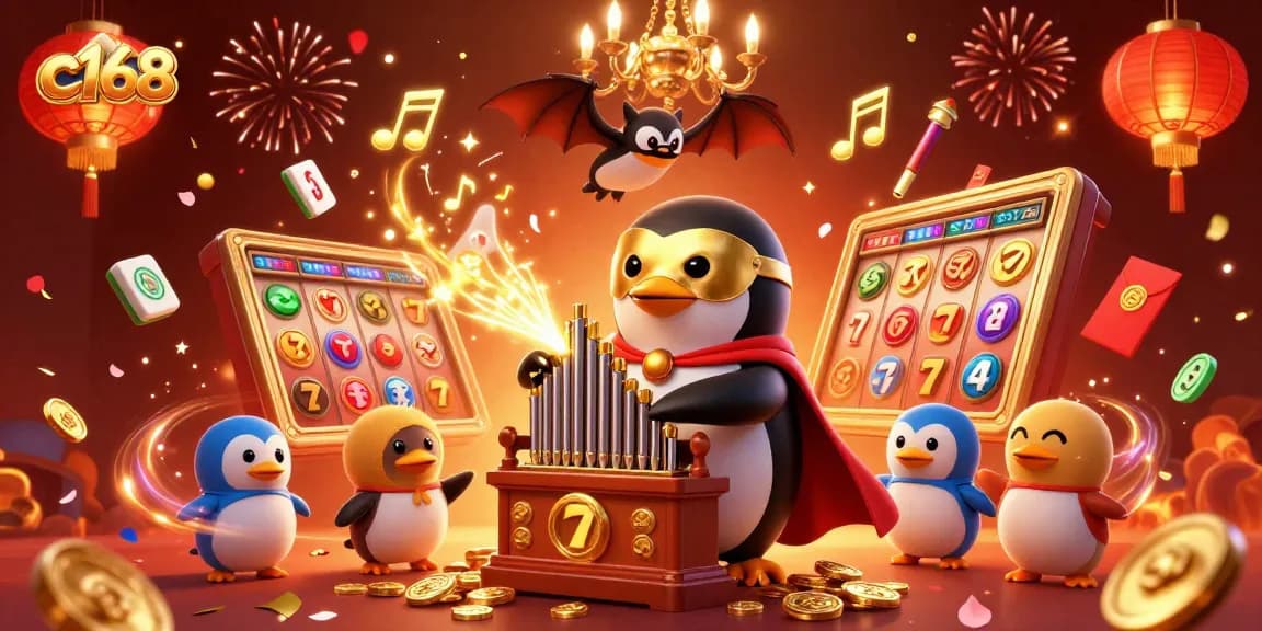 Experience thrilling moments at c168 with vibrant slots, golden coins, and captivating characters.