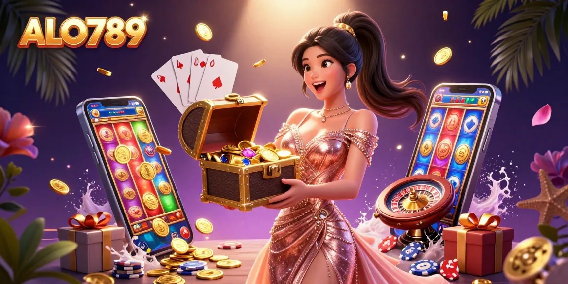 Experience thrilling play at ALO789 with exciting treasures and vibrant slot games.