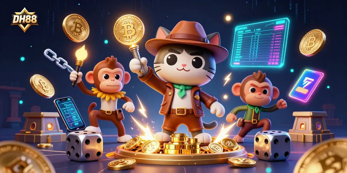 Engage with DH88's thrilling adventure through a vibrant digital casino treasure hunt.