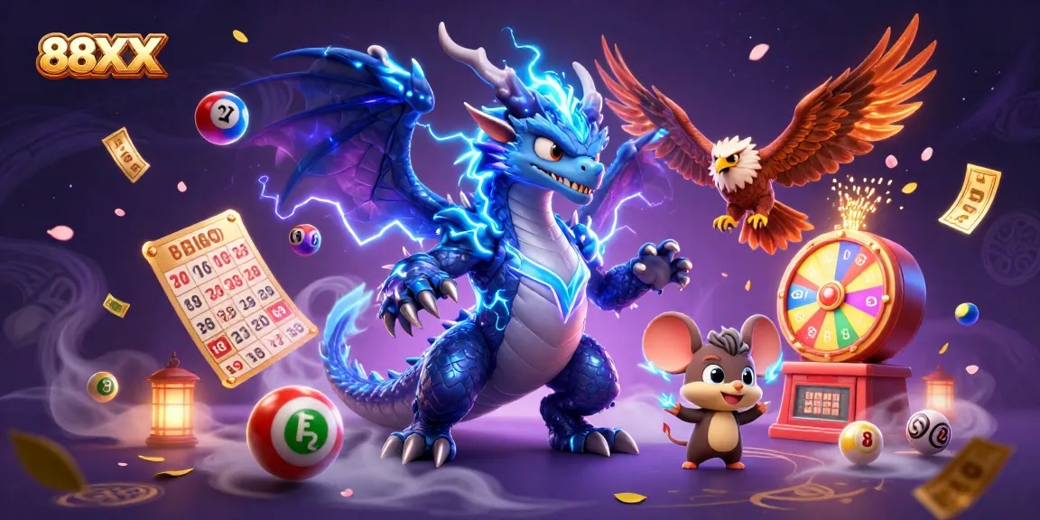 Play dynamic games with 88XX featuring vivid characters and lottery elements for a thrilling experience.