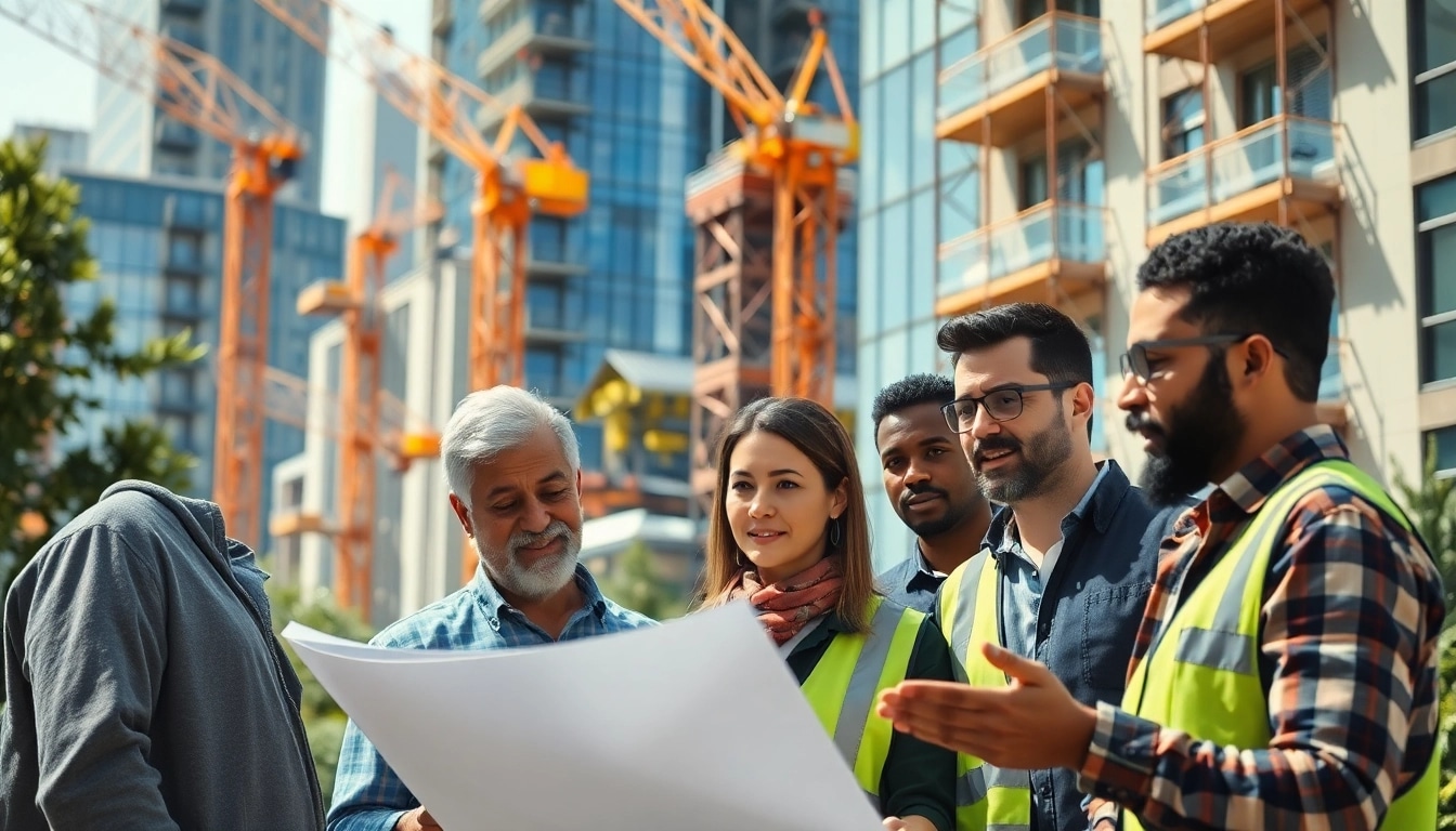 New Jersey Commercial General Contractor collaborating on a construction project.