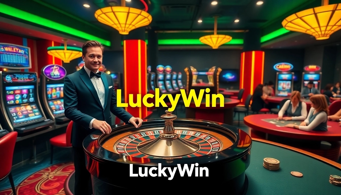Experience the thrill of LuckyWin with engaging casino gameplay and vibrant slot machines.
