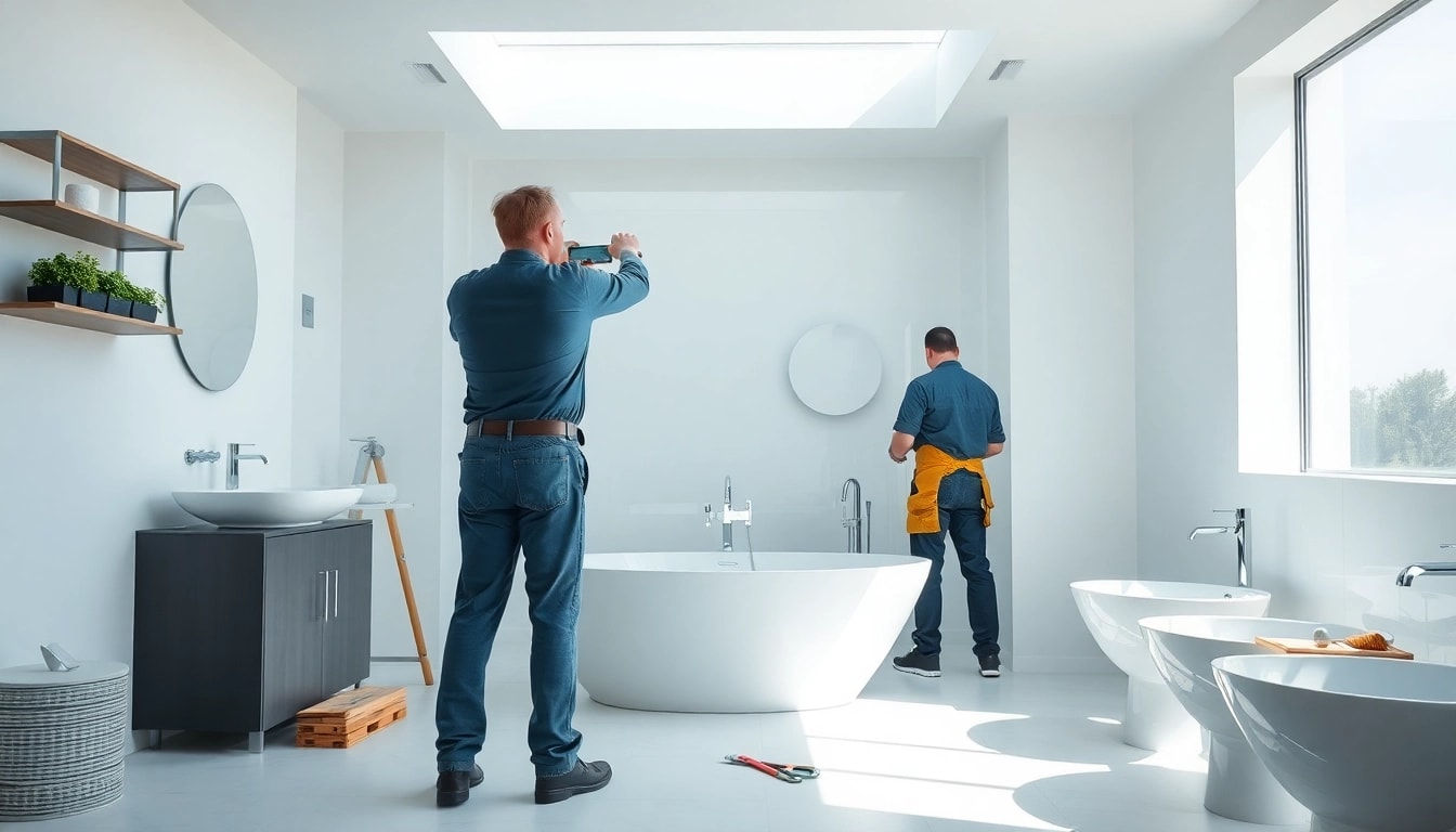 Überzeugen Sie sich von den hochwertigen sonni sanitär Installationen in einem modernen Badezimmer mit eleganten Armaturen.