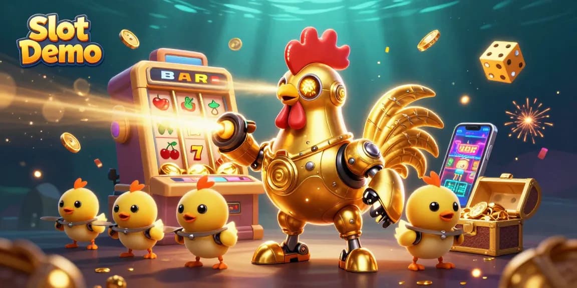 Experience the thrill of Slot Demo with a vibrant jackpot explosion and interactive elements.