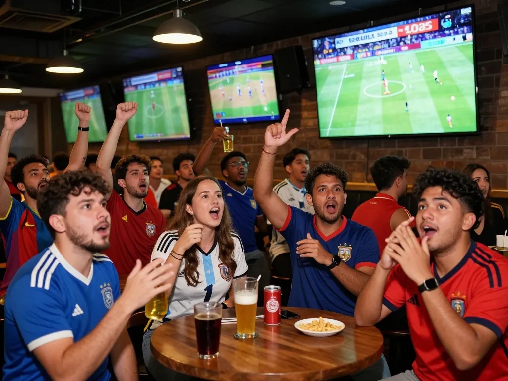 Fans cheering during World Cup 2026 match highlights, embracing excitement and betting strategies
