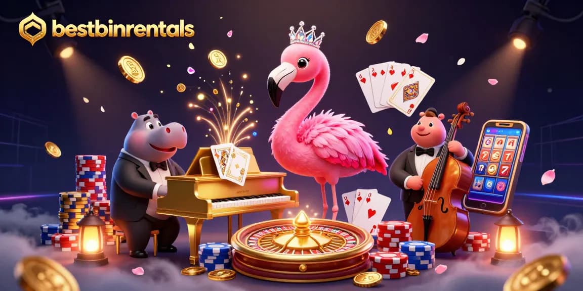 Experience vibrant casino excitement with bestbinrentals featuring lively characters and dynamic gaming elements.