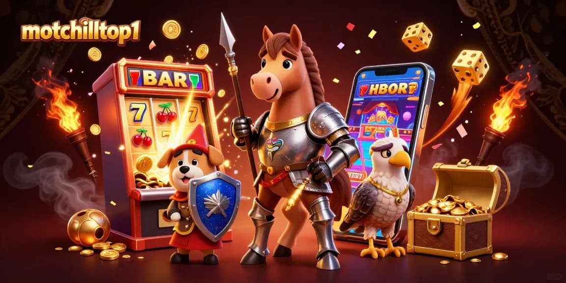 Experience exciting gameplay in motchilltop1 with dynamic casino elements, vibrant colors, and engaging characters.