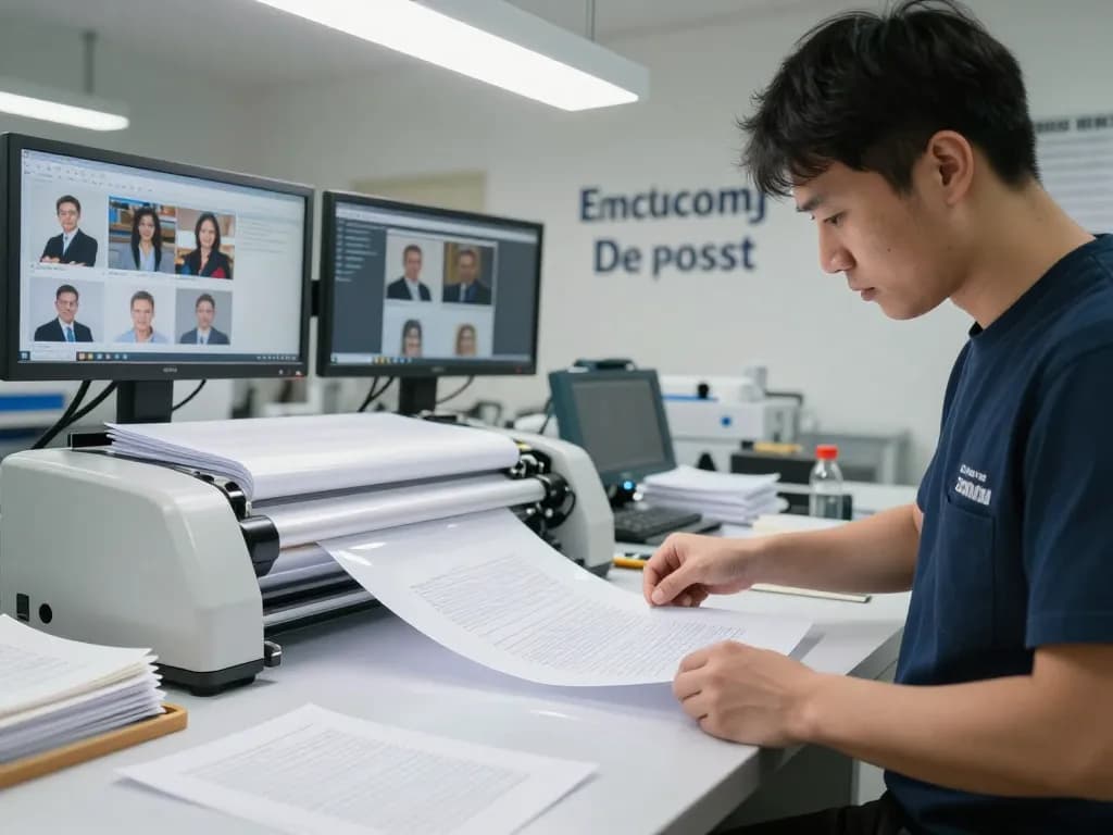 Bóc ép plastic service showing delicate document recovery process safely.