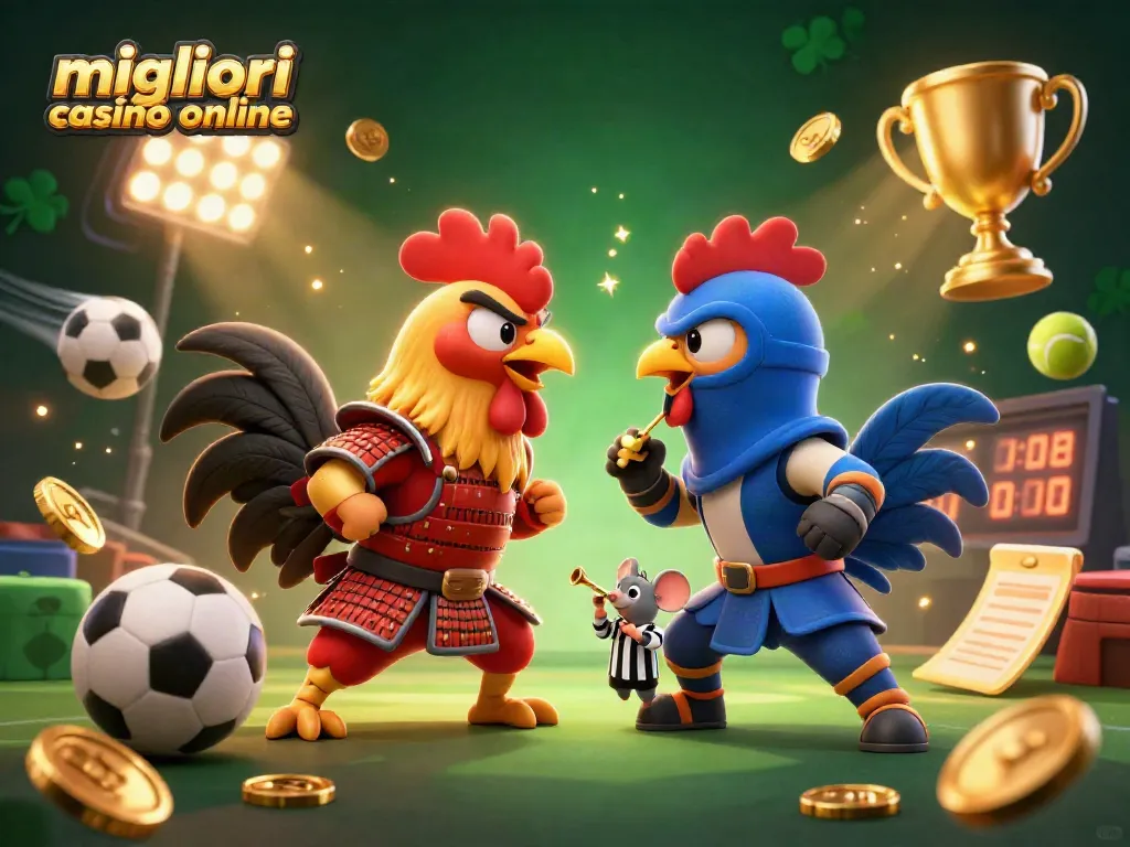 Vinci con i migliori casino online tramite sfide avvincenti tra galli da combattimento.