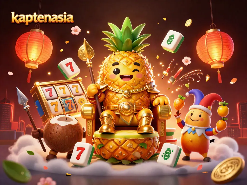 Engage with kaptenasia's vibrant casino scene featuring the pineapple king and dynamic gaming elements.