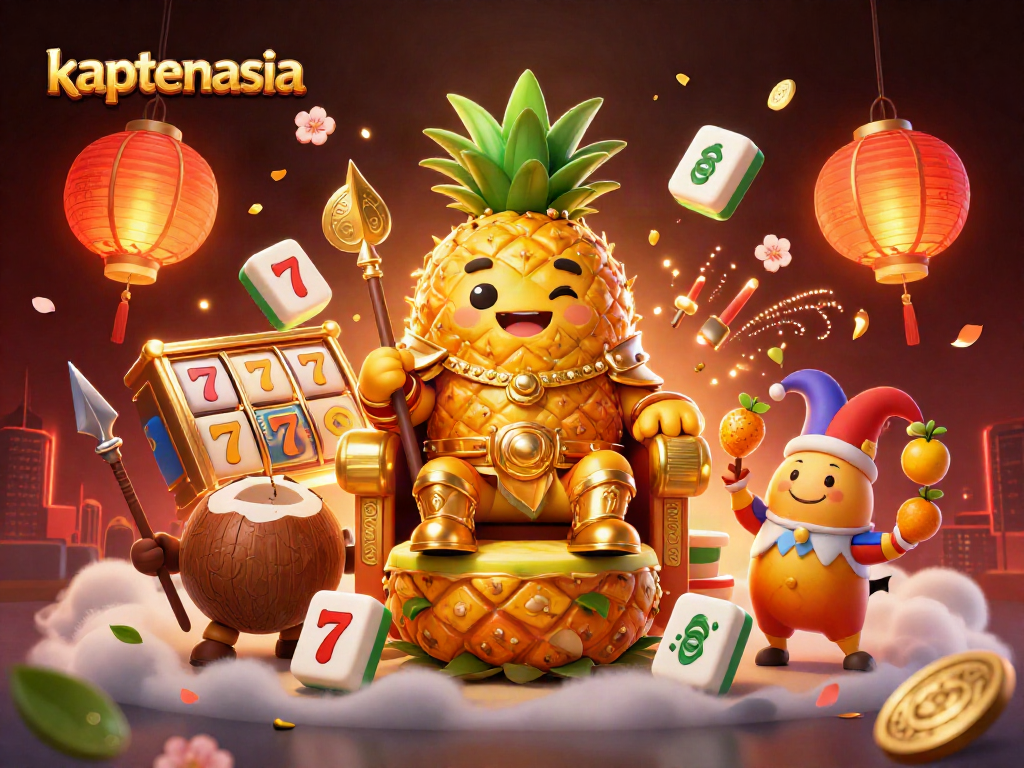 Engage with kaptenasia's vibrant casino scene featuring the pineapple king and dynamic gaming elements.