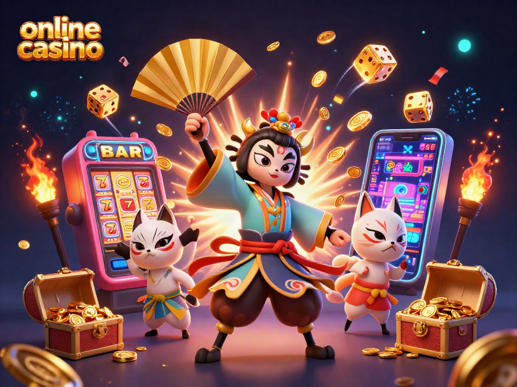 Gioca nei migliori casino online, includendo slot machine, simboli delle vincite e ambienti vibranti.