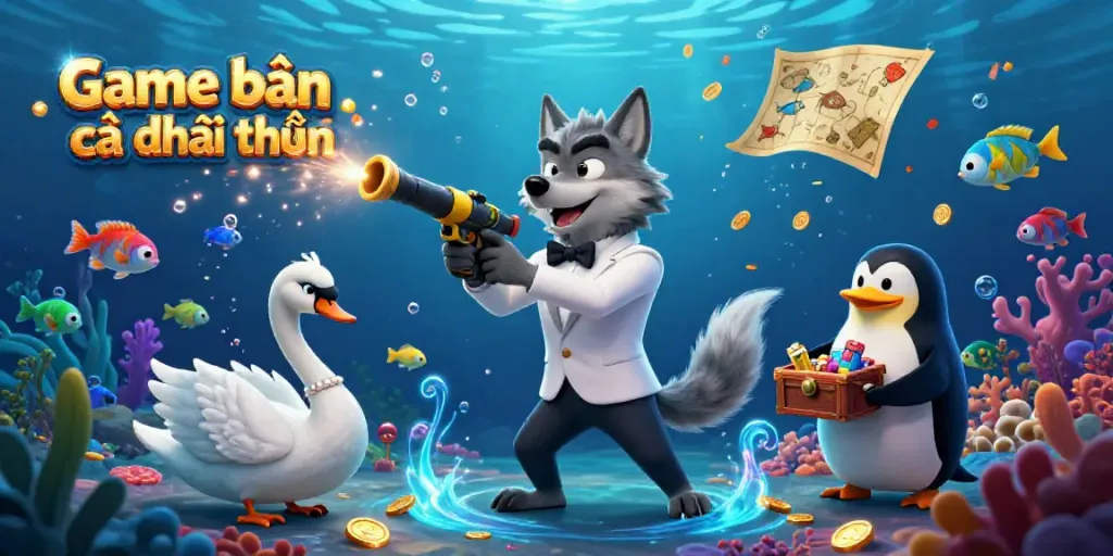 Catch and play in the vibrant underwater world of Game bắn cá đổi thưởng, featuring interactive sea creatures and dynamic gameplay elements.