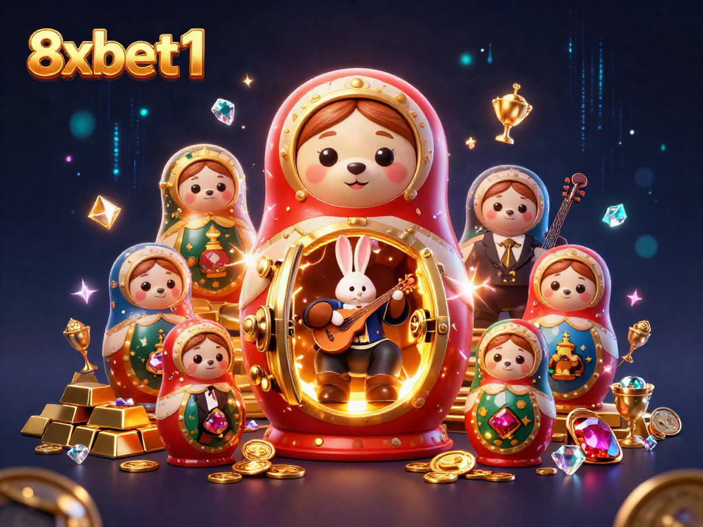 Engage in thrilling casino adventures with 8xbet1's vibrant characters and dazzling treasures.