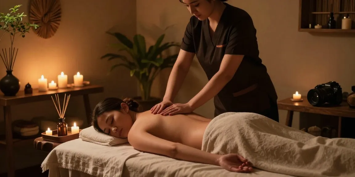 Experience relaxing 화성출장마사지 in a serene spa setting with soothing elements.