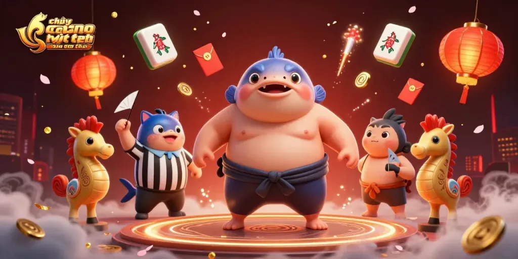 Chơi casino trực tuyến trên điện thoại với hình ảnh sinh động về các trò chơi và không khí thắng lợi.