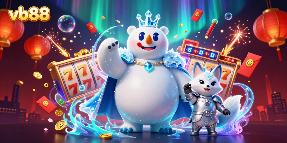 Experience winning at vb88 with vibrant 3D casino elements and characters in action.