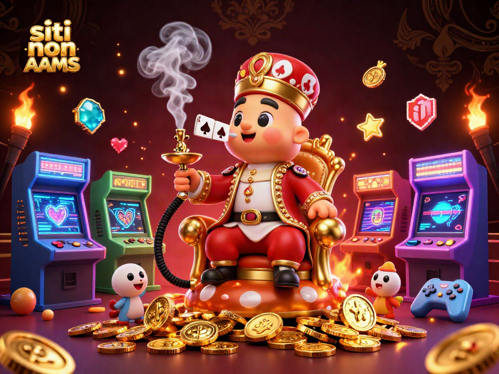Gioca nei siti non AAMS con un maestro del narghilè in una scena vivace ricca di elementi di casinò.