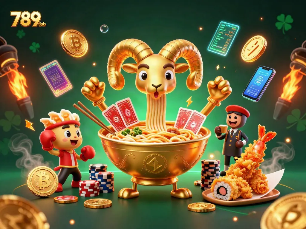 Engage in thrilling fun at 789club with a lively casino scene featuring exciting gaming elements.