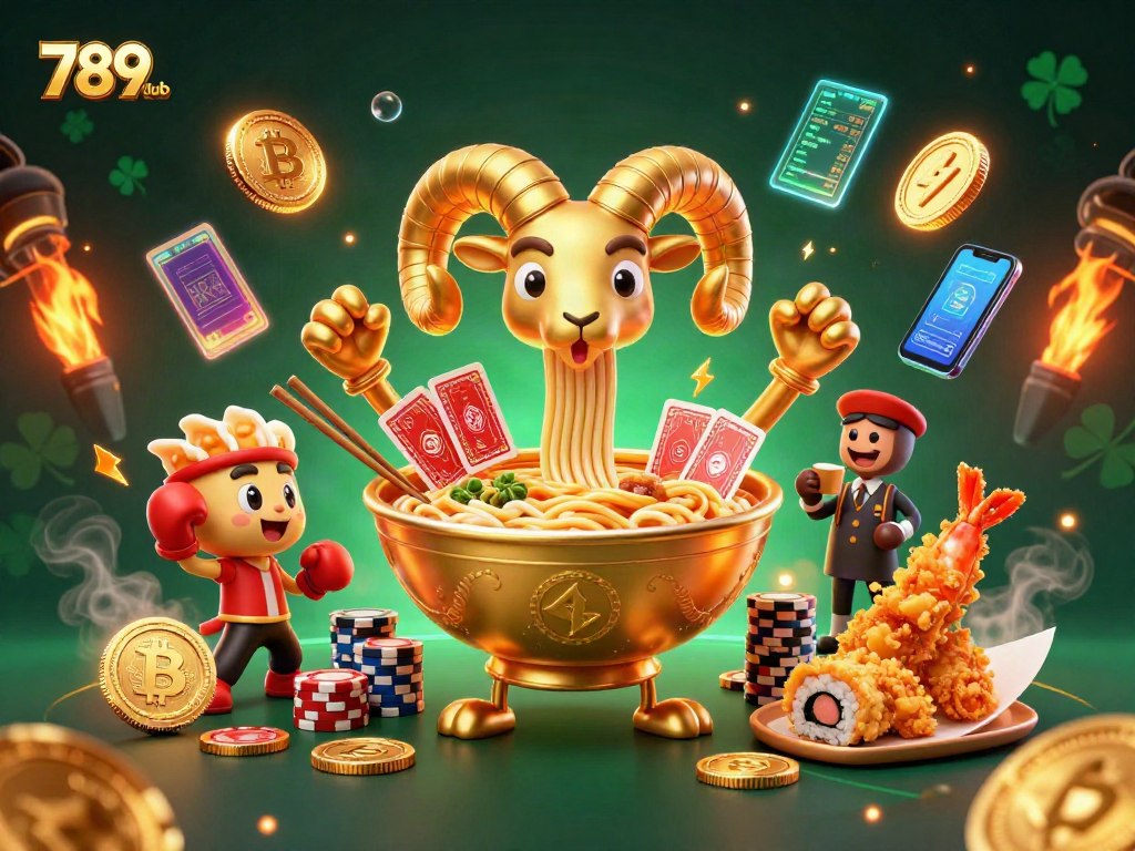 Engage in thrilling fun at 789club with a lively casino scene featuring exciting gaming elements.