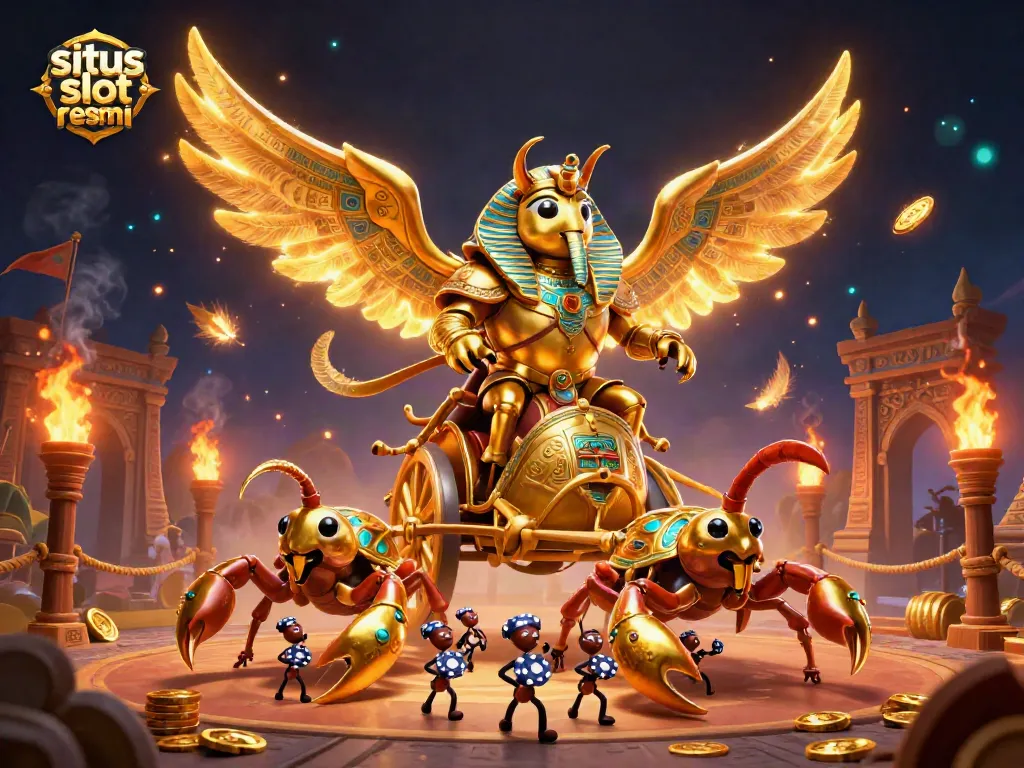 Menangkan permainan dengan pendekatan situs slot resmi, tampak atraktif dalam ilustrasi.