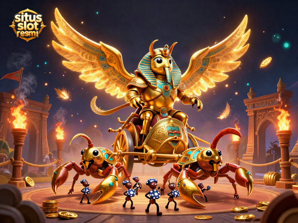 Menangkan permainan dengan pendekatan situs slot resmi, tampak atraktif dalam ilustrasi.