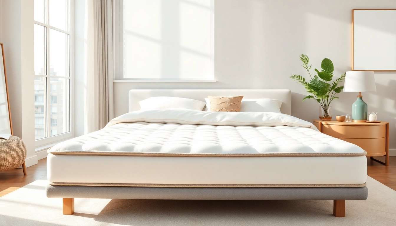 Explore the comfort of a twin mattress in a stylish modern bedroom setting with bright natural light.
