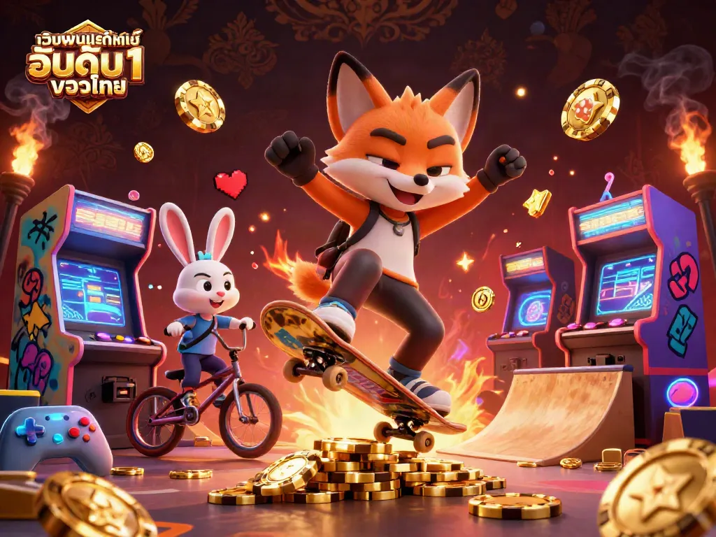 เกมพนันออนไลน์อันดับ 1 ของไทย ที่แสดงภาพการเล่นสนุกเหนือบรรยากาศคาสิโน