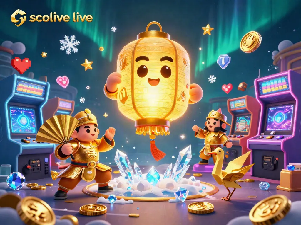Socolive live offers thrilling sports betting experiences with a glowing golden spirit and playful elements.