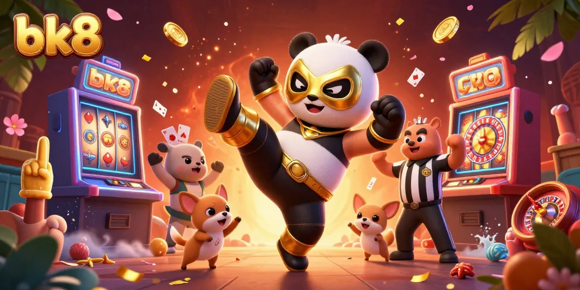 Experience exciting gameplay at bk8 with vibrant characters and casino elements in a dynamic scene.