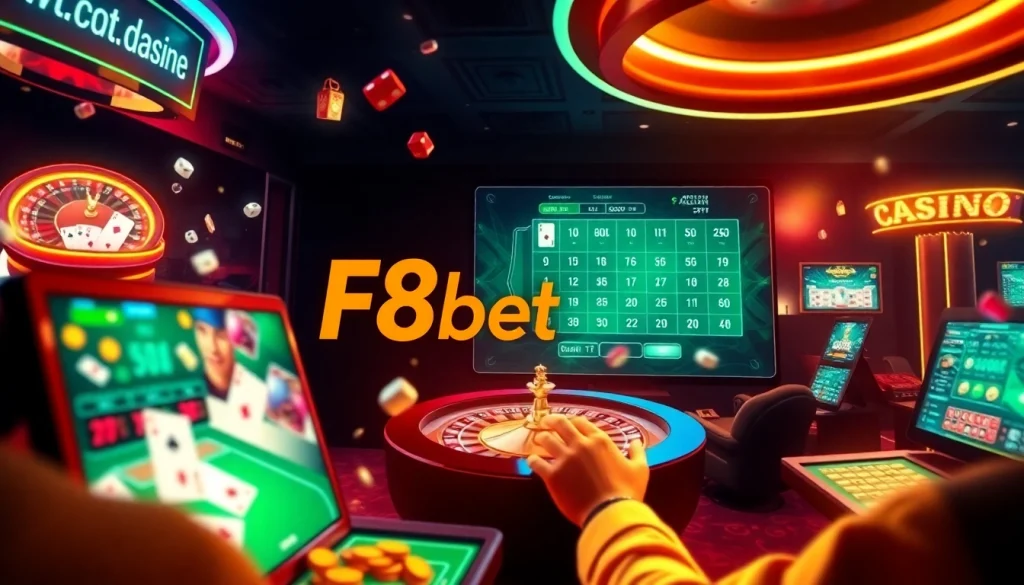 Engage in thrilling gameplay at F8bet.dental with digital roulette and poker excitement.