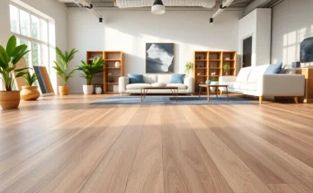 Explore elegant luxury vinyl flooring near me showcased in a modern home setting with stylish decor.