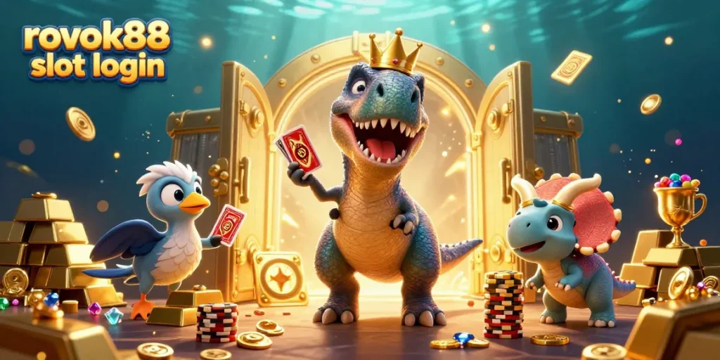 Engage with rokok88 slot login to unlock thrilling wins in an animated casino adventure